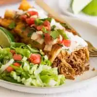Carnitas Enchiladas & Rice for 4